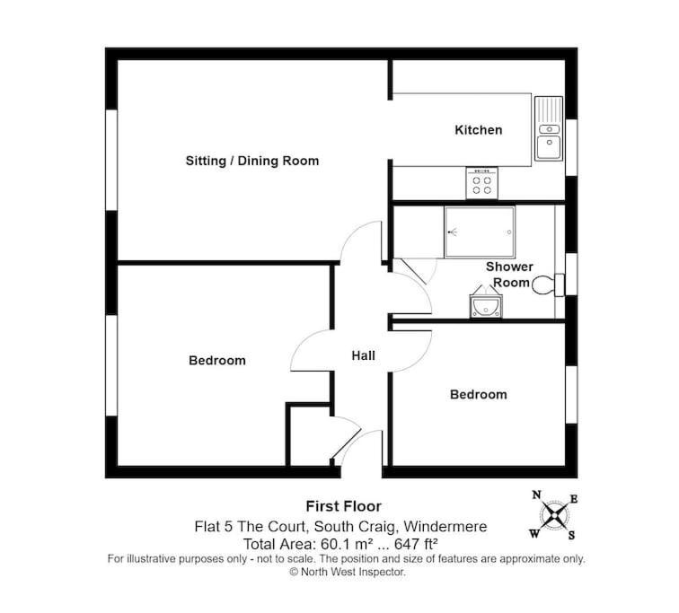 Апартаменты No. 5 The Court-With Free Parking Уиндермир Экстерьер фото